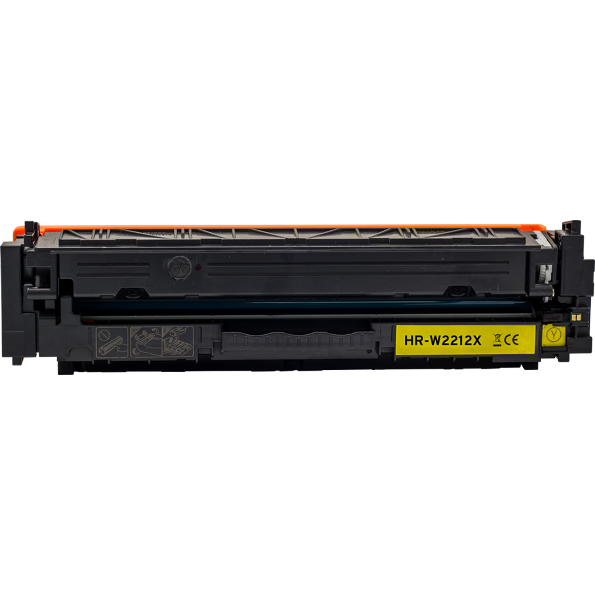 Rem. Toner HP W2212X (207X) OEM Chip gelb