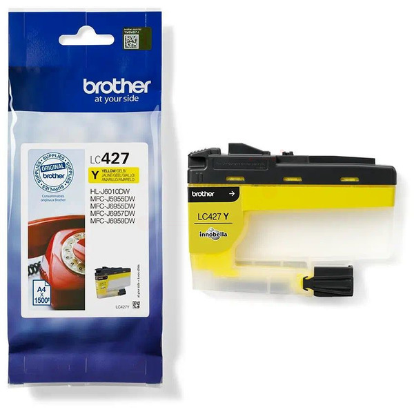 Original Tintenpatrone Brother LC-427 gelb