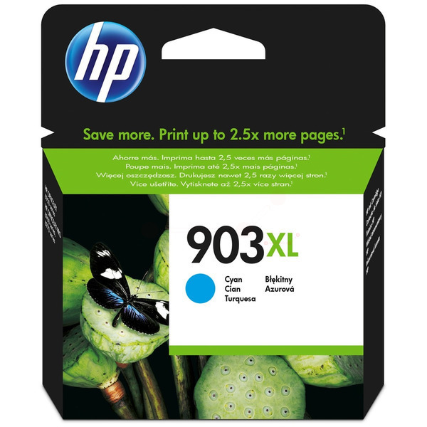 Original Tintenpatrone HP 903XL (T6M03AE) cyan