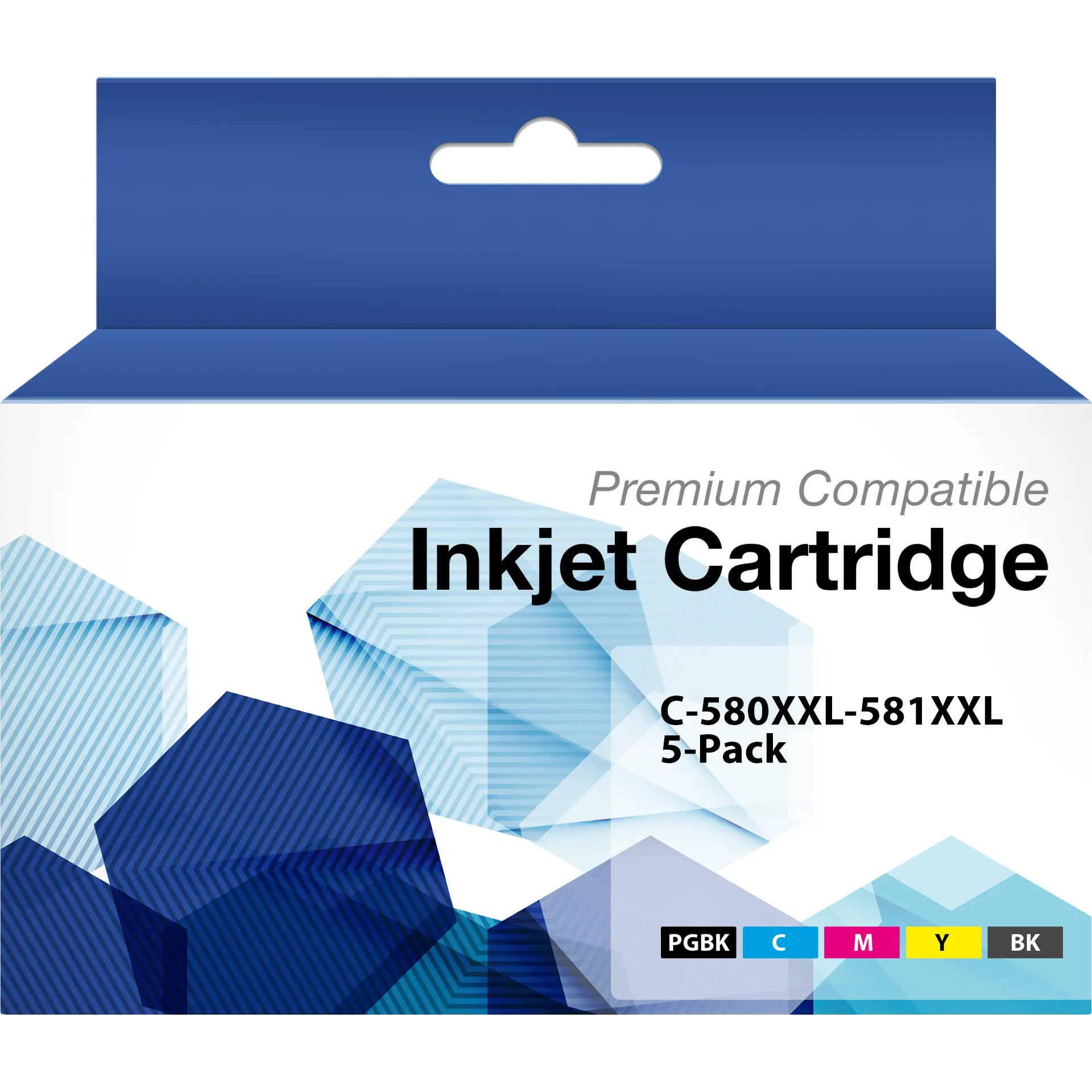 Alternative Tintenpatronen Canon PGI-580XXL/CLI-581XXL Fünferpack CMYK +1PBK