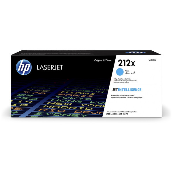 Original Toner HP W2121X (212X) cyan