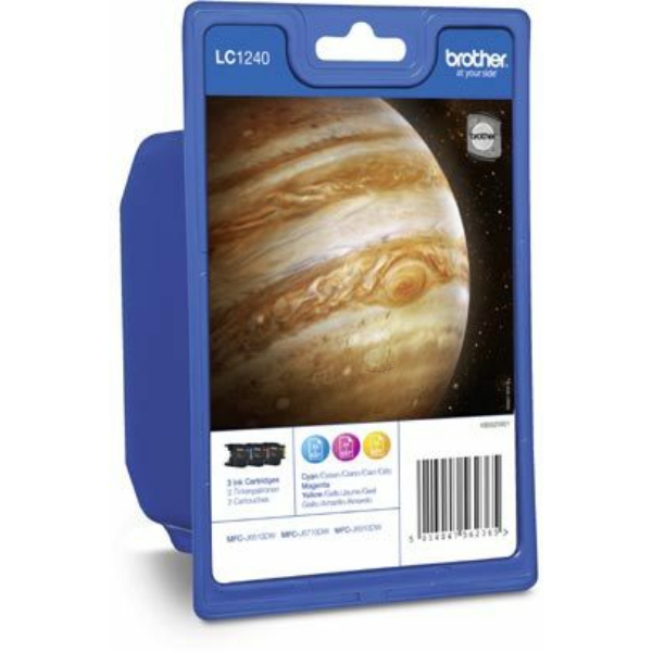 Original Tintenpatronen Brother LC-1240RBWBP (LC1240RBWBP) Dreierpack CMY
