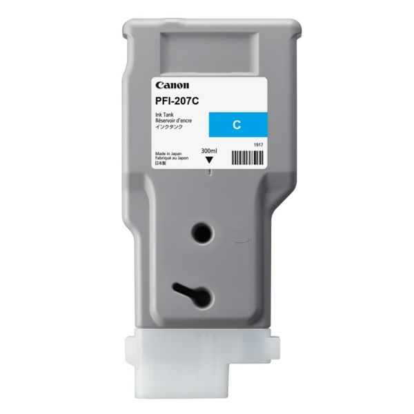 Original Tintenpatrone Canon PFI-207C cyan (8790B001)