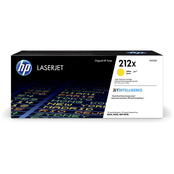 Original Toner HP W2122X (212X) gelb