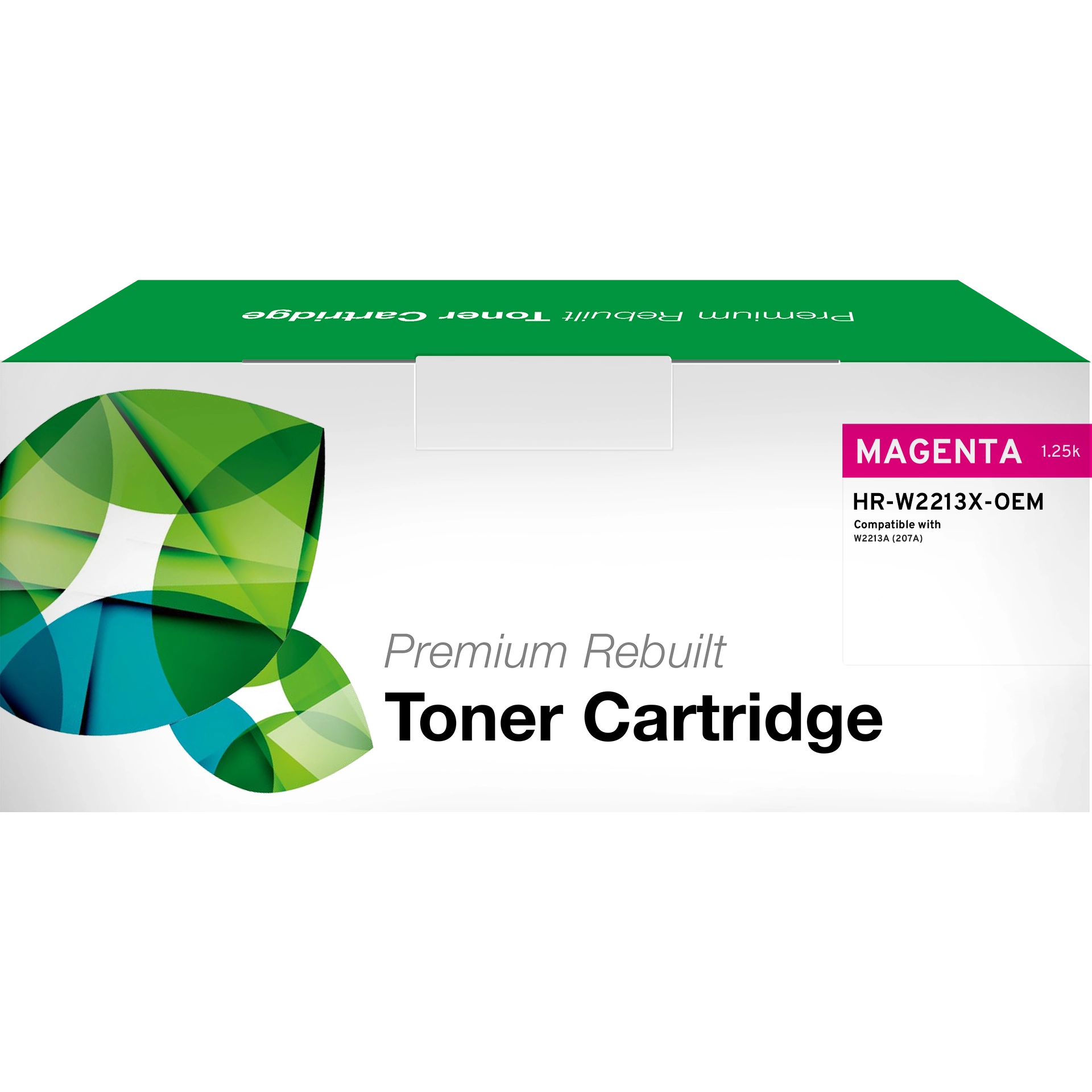 Rem. Toner HP W2213X (207X) OEM Chip magenta