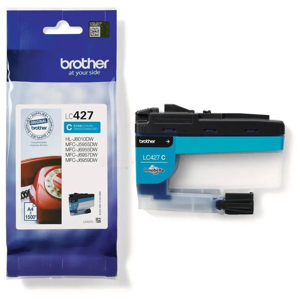 Original Tintenpatrone Brother LC-427 cyan