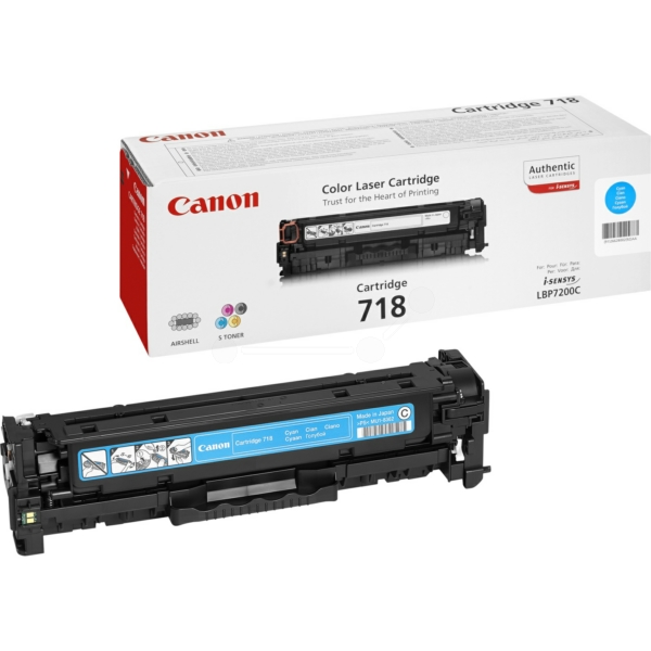 Original Toner Canon CRG 718 (2661B002) cyan