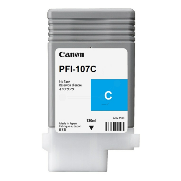 Original Tintenpatrone Canon PFI-107C cyan (6706B001)