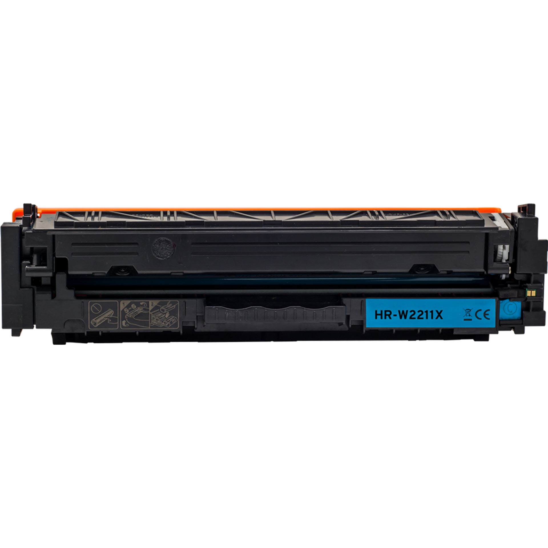 Rem. Toner HP W2211X (207X) OEM Chip cyan