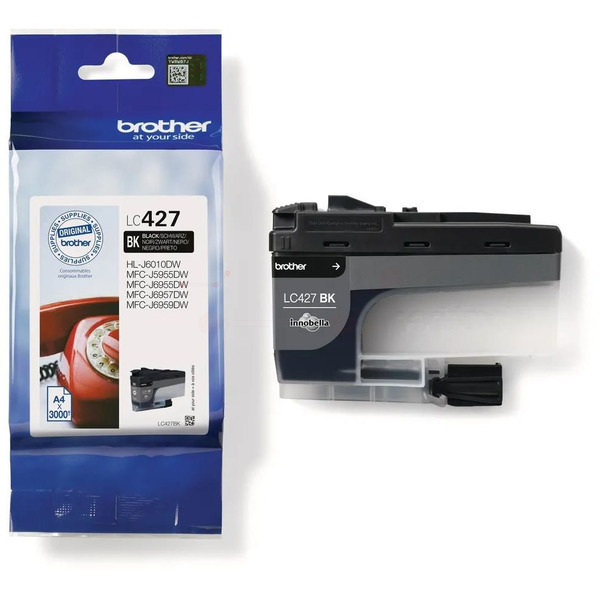 Original Tintenpatrone Brother LC-427 schwarz
