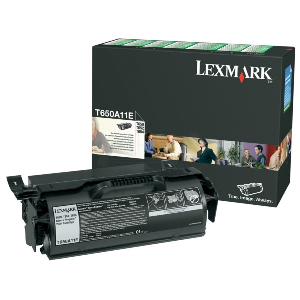 Original Toner Lexmark T650A11E schwarz
