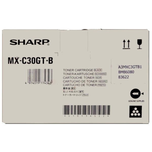 Original Toner Sharp MXC-30 GTB schwarz (MXC30GTB)