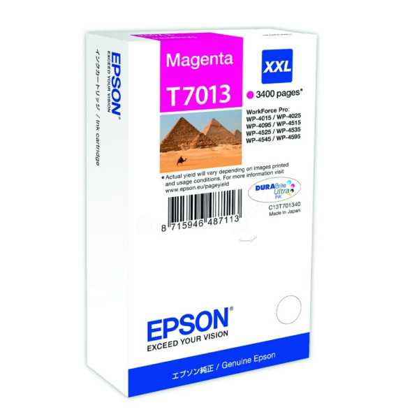 Original Tintenpatrone Epson T7013 magenta (C13T70134010)