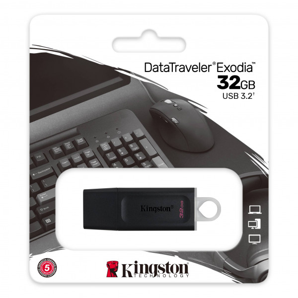 Kingston DataTraveler Exodia 32 GB, USB-Stick, USB-A 3.2 Gen 1