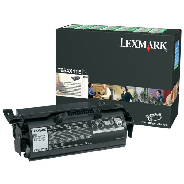 Original Toner Lexmark T654X11E schwarz