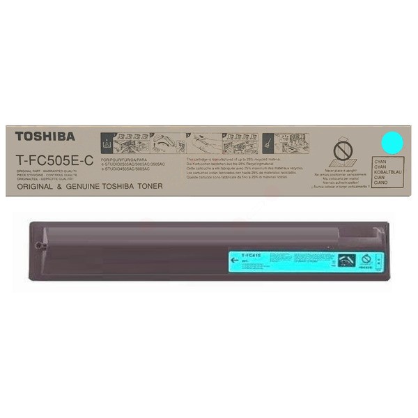 Original Toner Toshiba T-FC 505 EC cyan (6AJ00000135)