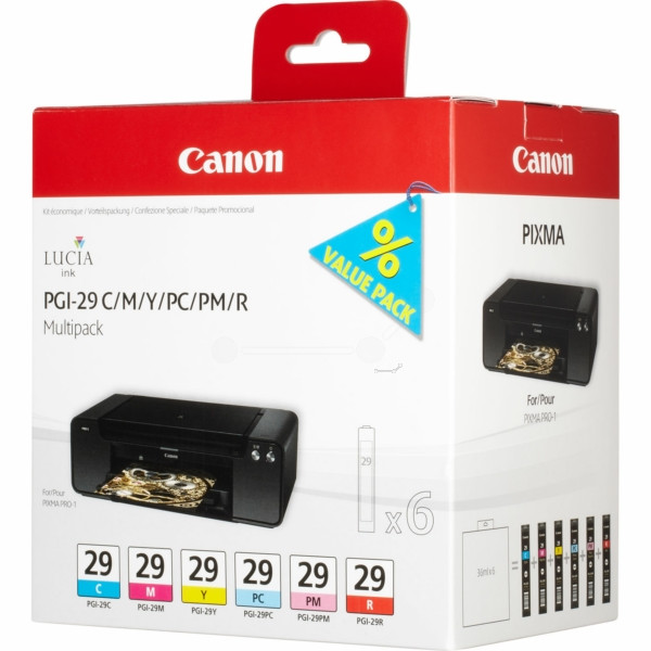 Original Tintenpatronen Canon PGI-29 multipack (4873B005)