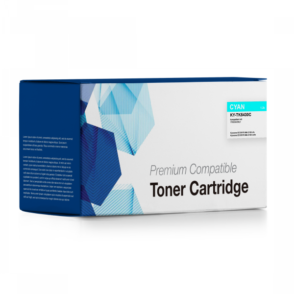 Toner, kompatibel zu Kyocera TK-5430 cyan (1T0C0ACNL1)