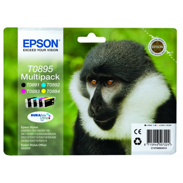 Original Tintenpatronen Epson T0895 multipack (C13T08954010)