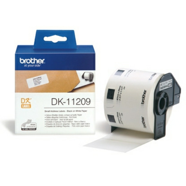 Original Etikettenrolle Brother DK-11209 (62mm x 29mm) 800 Stk./Rolle