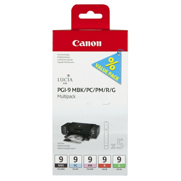 Original Tintenpatronen Canon PGI-9 multipack (1033B013)