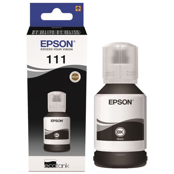 Original Tintenflasche Epson 111 schwarz (C13T03M140)