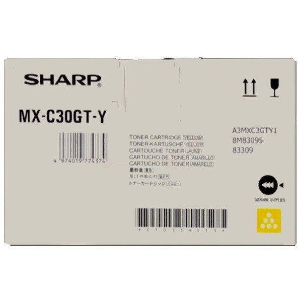 Original Toner Sharp MXC-30 GTY gelb (MXC30GTY)